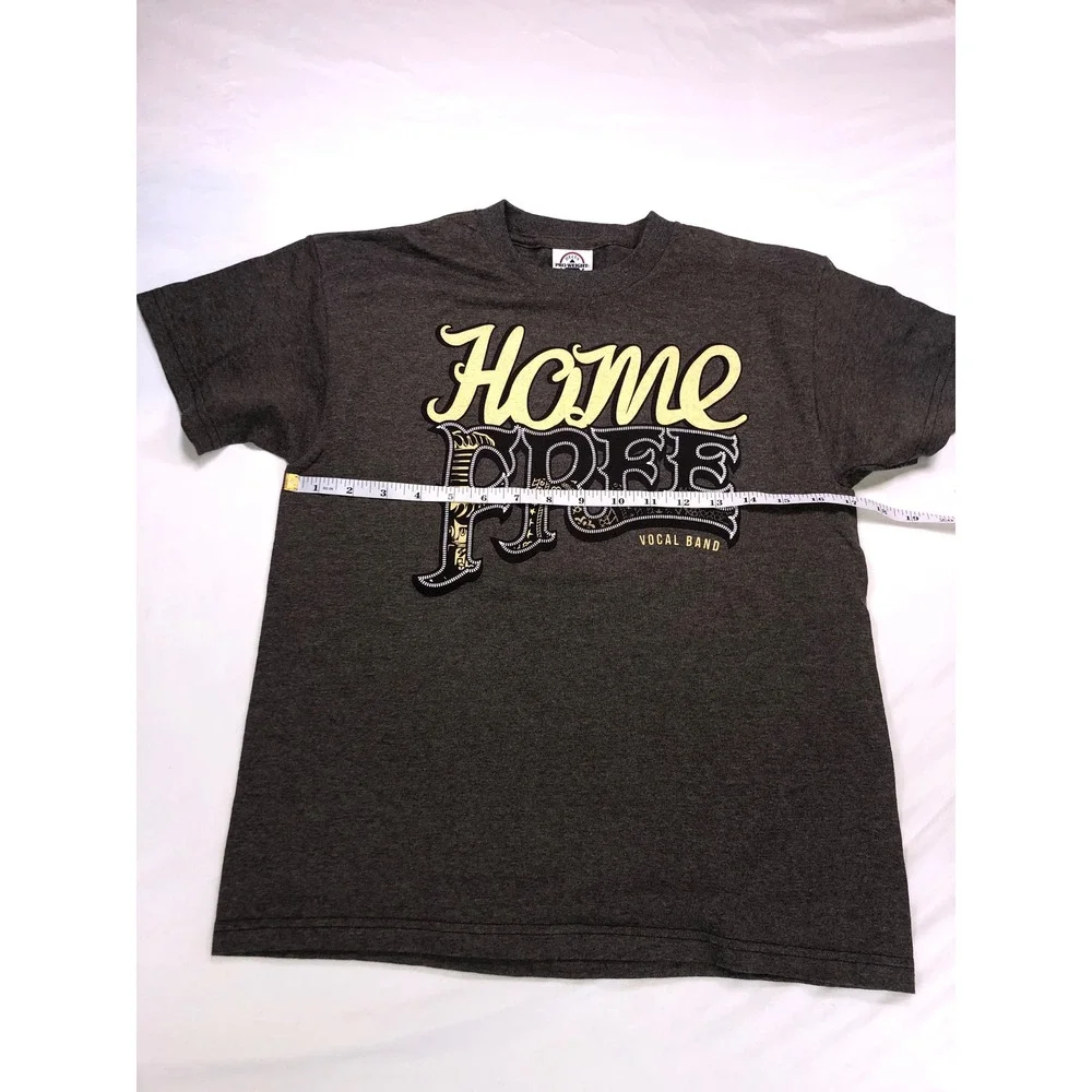 Home Free Vocal Band T Shirt Youth Large Charcoal Gray Graphic Delta Pro Weight